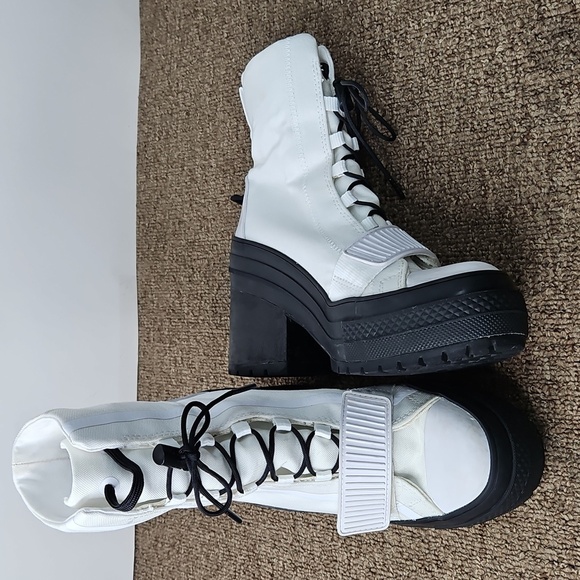 Converse Chuck Taylor White All Star GR82 Platform Heeled Boots Sz 5.5 Womens - Picture 3 of 10